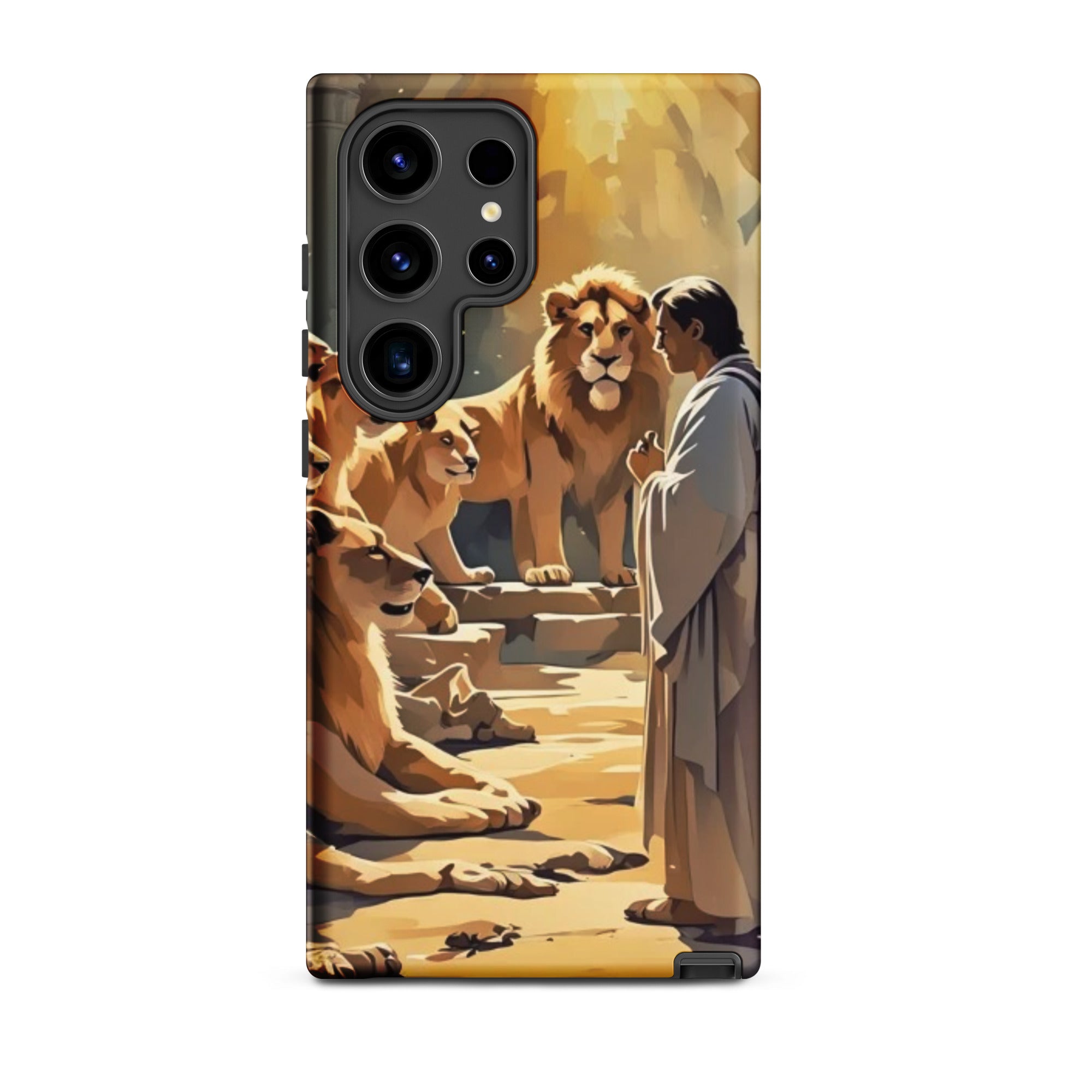 Design: Faith Among Lions | Courageous Tough Case for Samsung